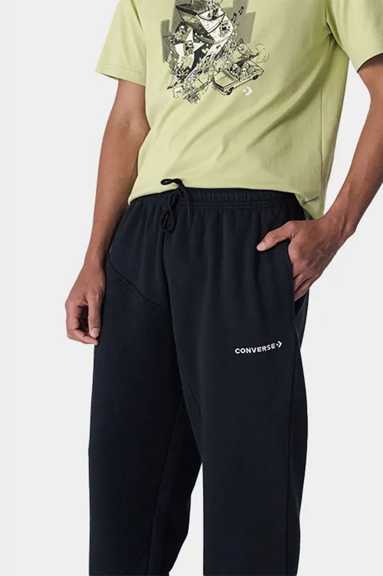 CONVERSE  GOTO ITERATION PANT en color NEGRO (4)