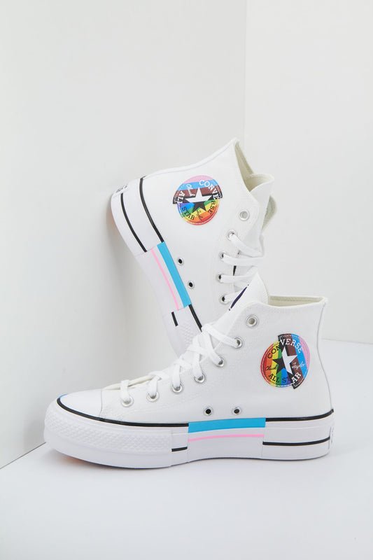 CONVERSE CHUCK TAYLOR ALL STAR LIFT HI en color BLANCO (1)