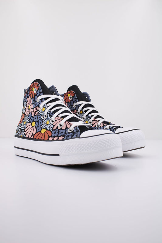 CONVERSE CHUCK TAYLOR ALL STAR LIFT HI en color FLORAL (2)