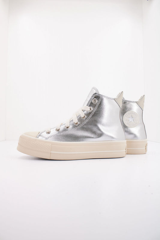 CONVERSE CHUCK TAYLOR ALL STAR LIFT PLATFORM METALLIC en color PLATA (1)