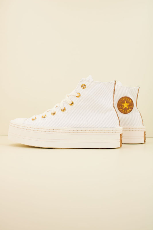 CONVERSE CHUCK TAYLOR ALL STAR MODERN LIFT HI en color BLANCO (1)