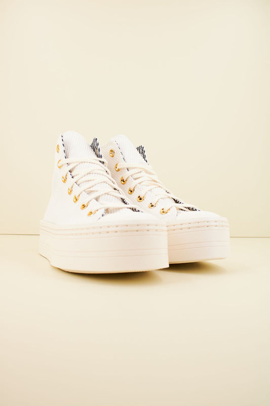 CONVERSE CHUCK TAYLOR ALL STAR MODERN LIFT HI en color BLANCO (2)