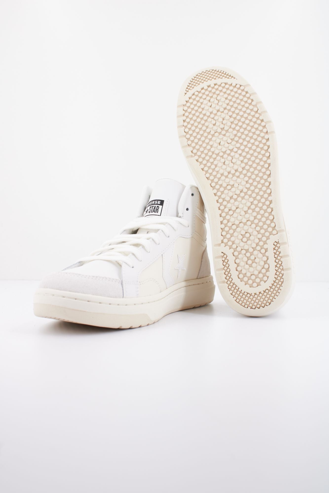 CONVERSE PRO BLAZE CLASSIC LEATHER & SUEDE en color BLANCO (4)