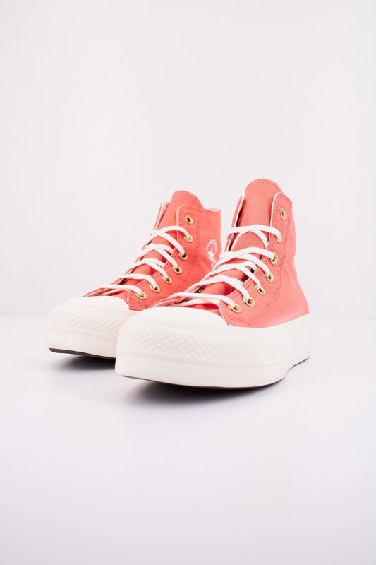 CONVERSE CHUCK TAYLOR ALL STAR LIFT HI en color ROSA (2)