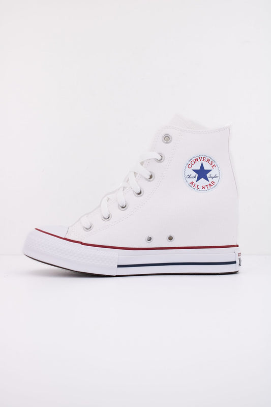 CONVERSE  CHUCK TAYLOR ALL STAR WEDGE PLATFORM en color BLANCO (1)