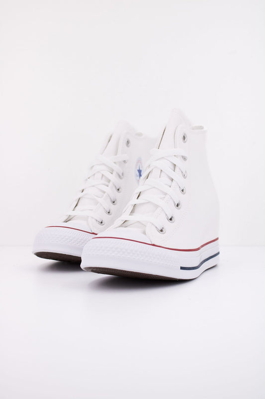 CONVERSE  CHUCK TAYLOR ALL STAR WEDGE PLATFORM en color BLANCO (2)