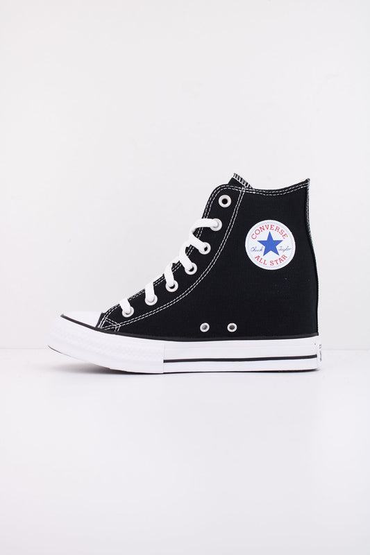 CONVERSE  CHUCK TAYLOR ALL STAR WENDGE PLATFORM en color NEGRO (1)