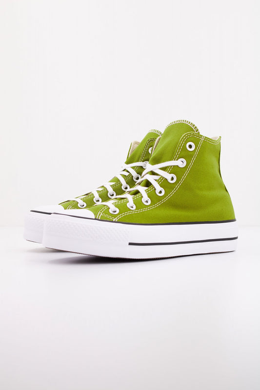 CONVERSE CHUCK TAYLOR ALL STAR LIFT HI en color VERDE (2)