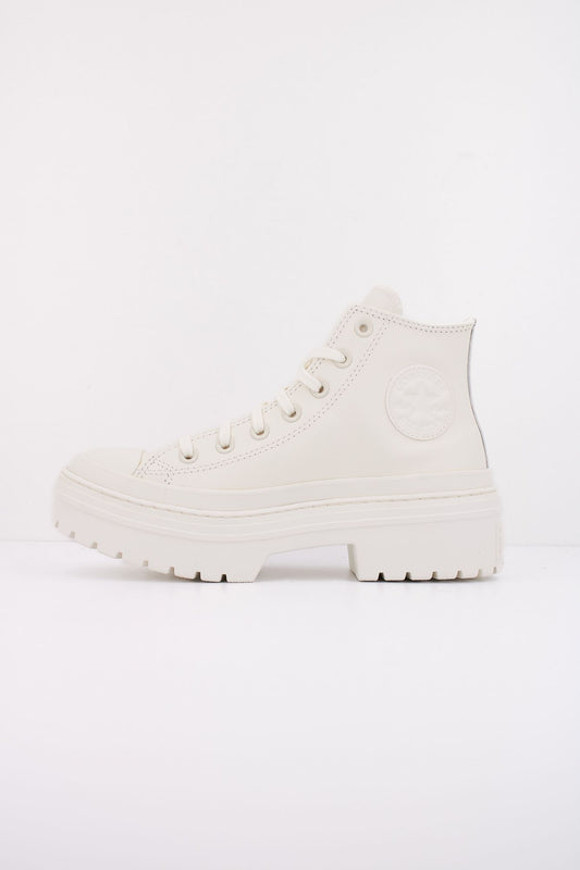 CONVERSE CHUCK TAYLOR ALL STAR LUGGED HEEL LEATHER PLATFORM en color BLANCO (1)