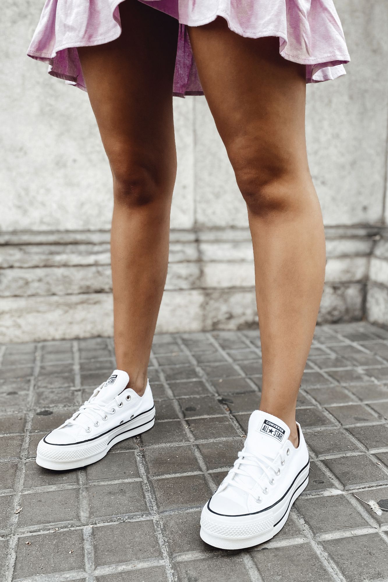 CONVERSE ALL STAR LIFT LOW en color BLANCO (1)