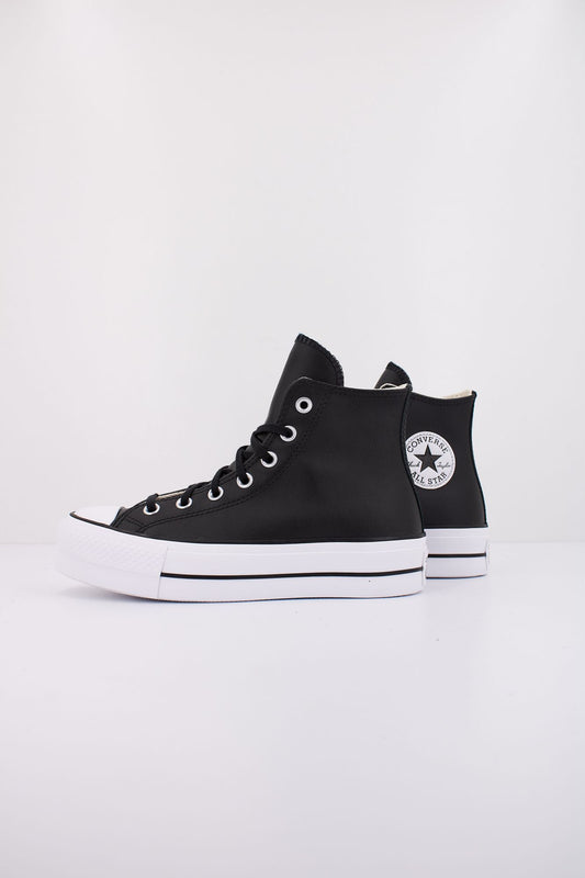 CONVERSE HI LIFT LEATHER en color NEGRO (1)