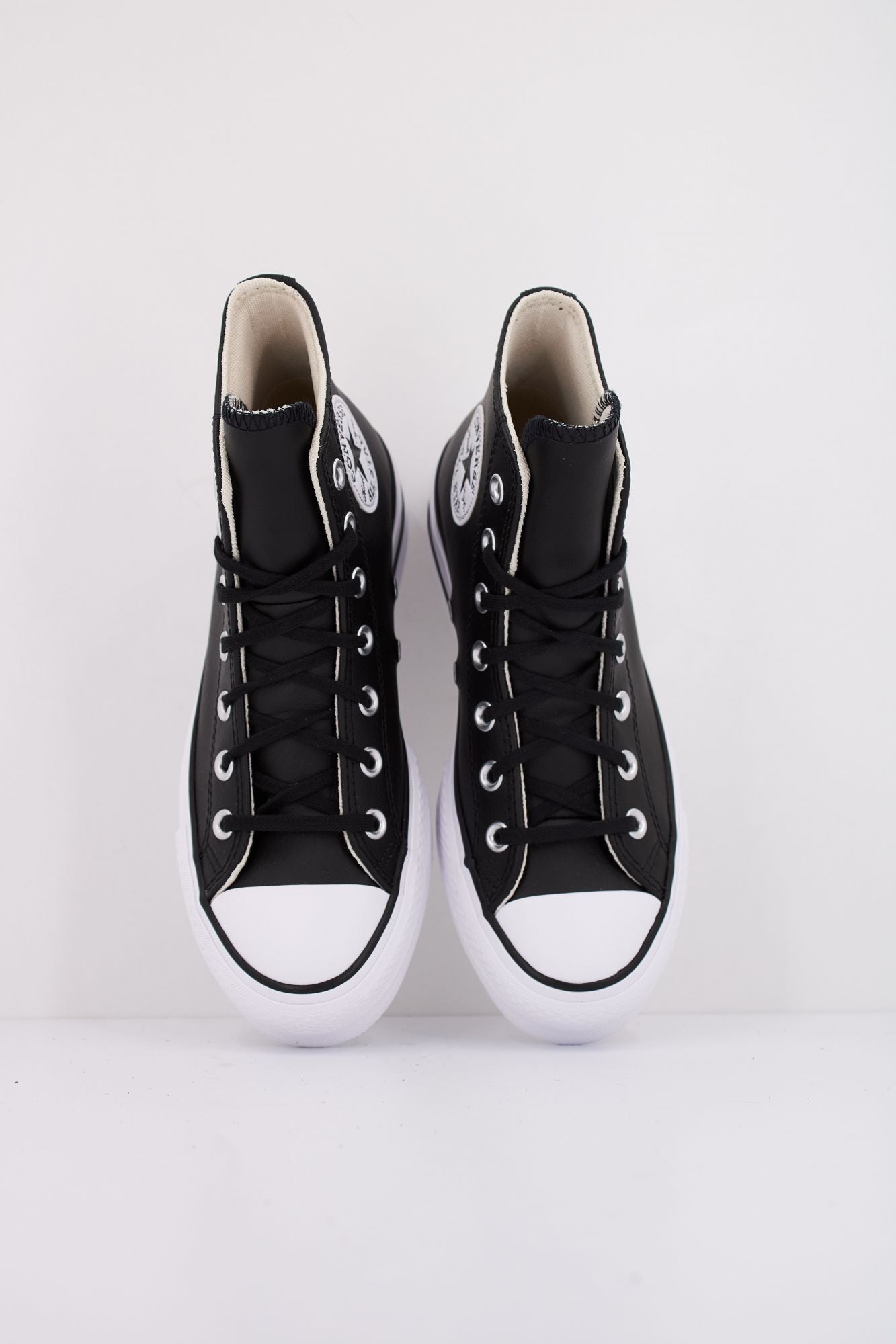 CONVERSE HI LIFT LEATHER en color NEGRO (3)