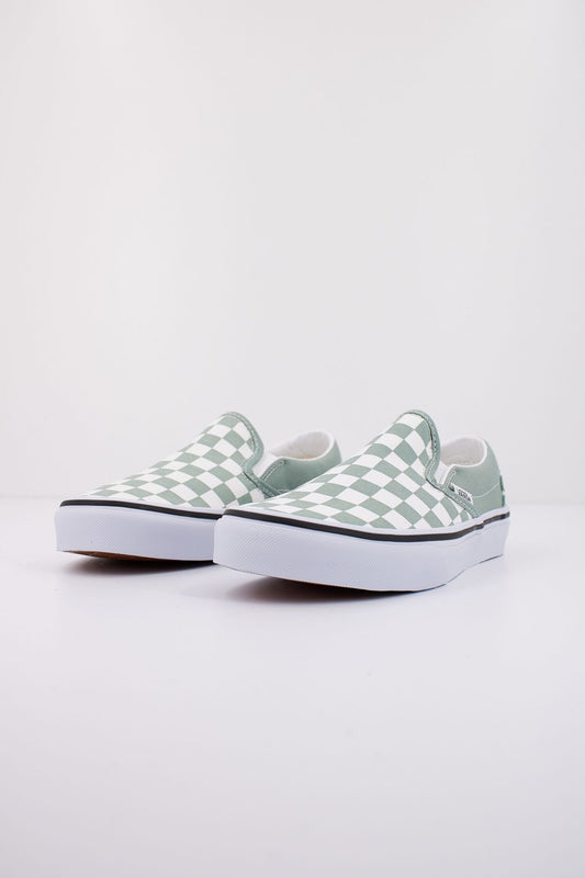 VANS CLASSIC SLIP-ON en color VERDE (2)