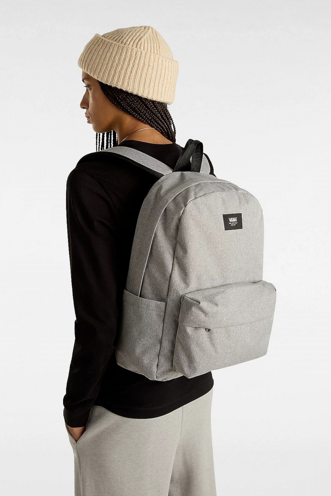 VANS OLS SKOOL BACKPACK en color GRIS (4)