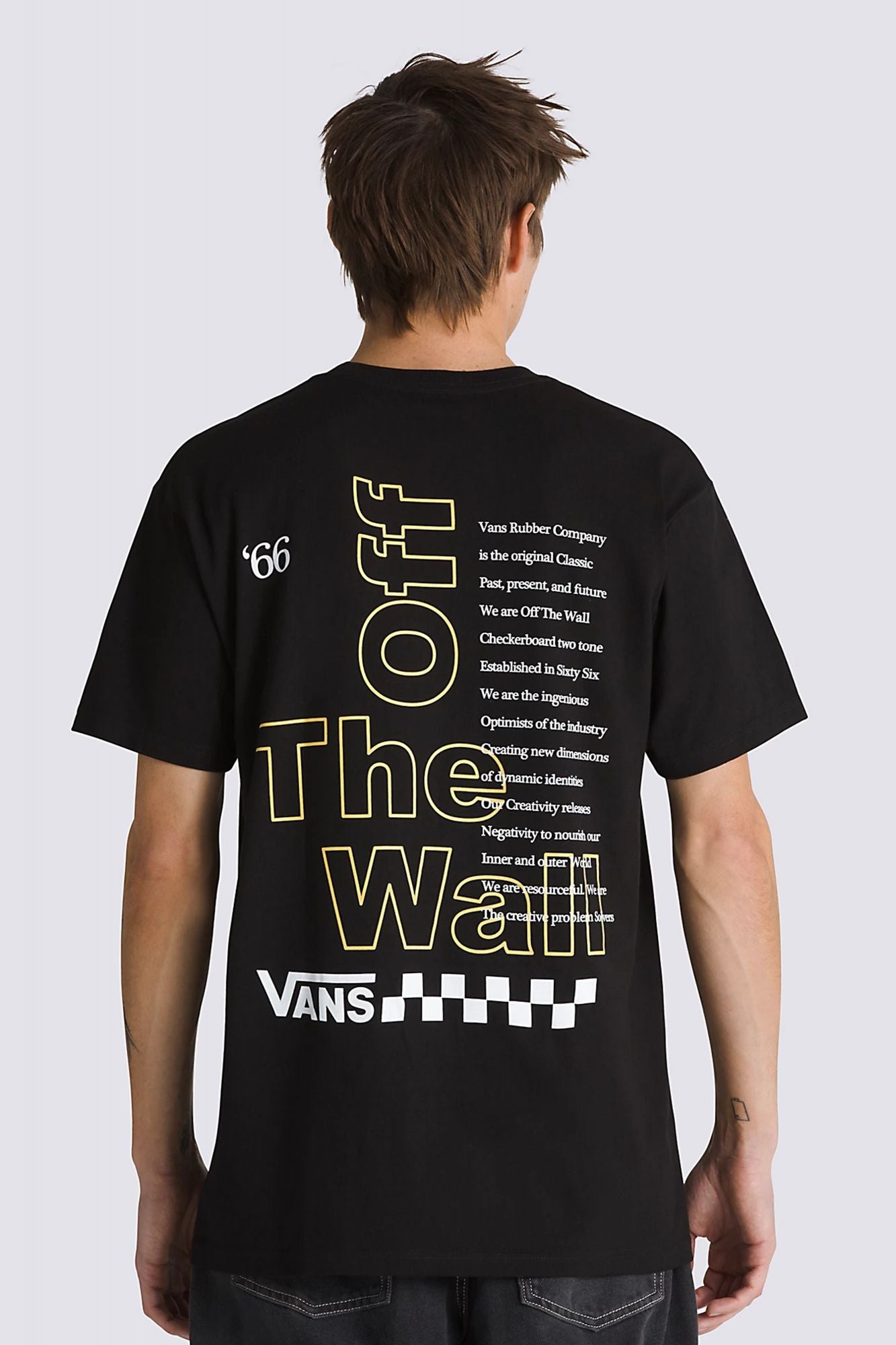 VANS POSTED SS en color NEGRO (4)