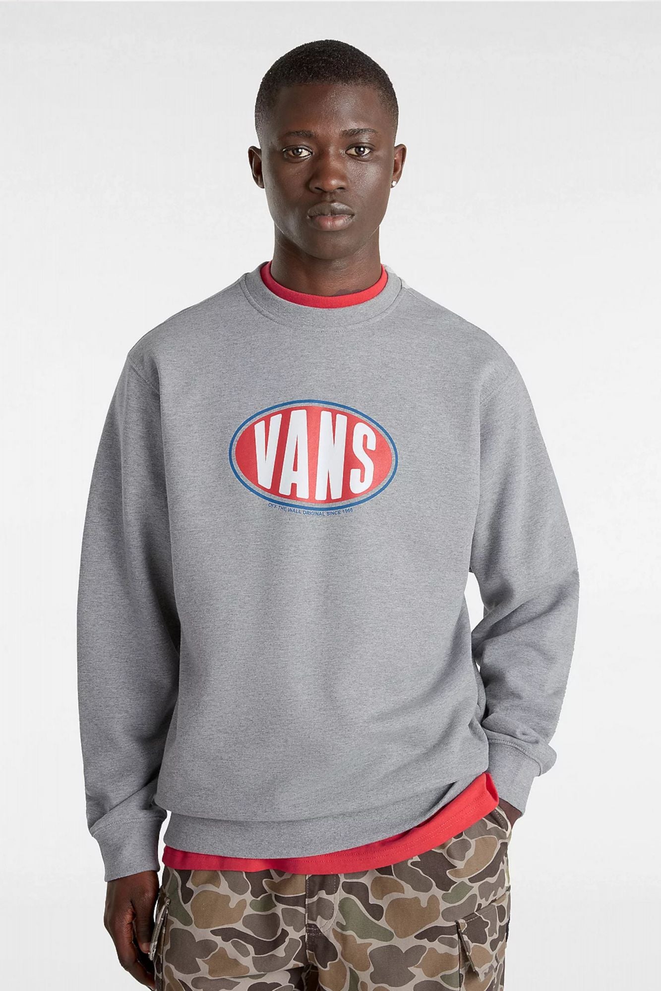 VANS SPRAY ON LOOSE CREW en color GRIS (1)