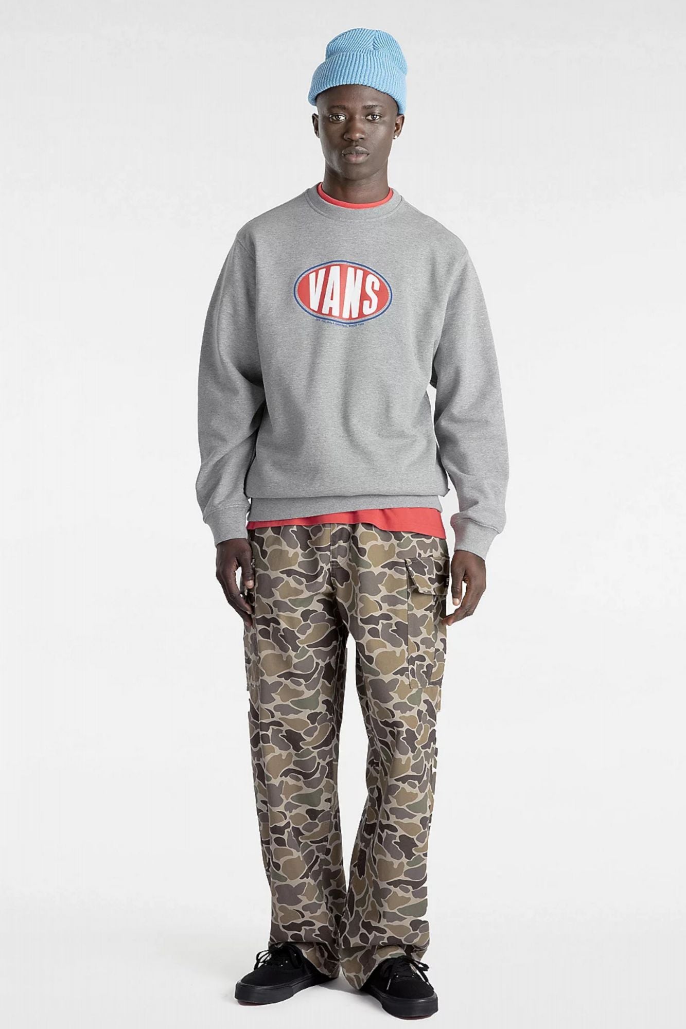 VANS SPRAY ON LOOSE CREW en color GRIS (5)