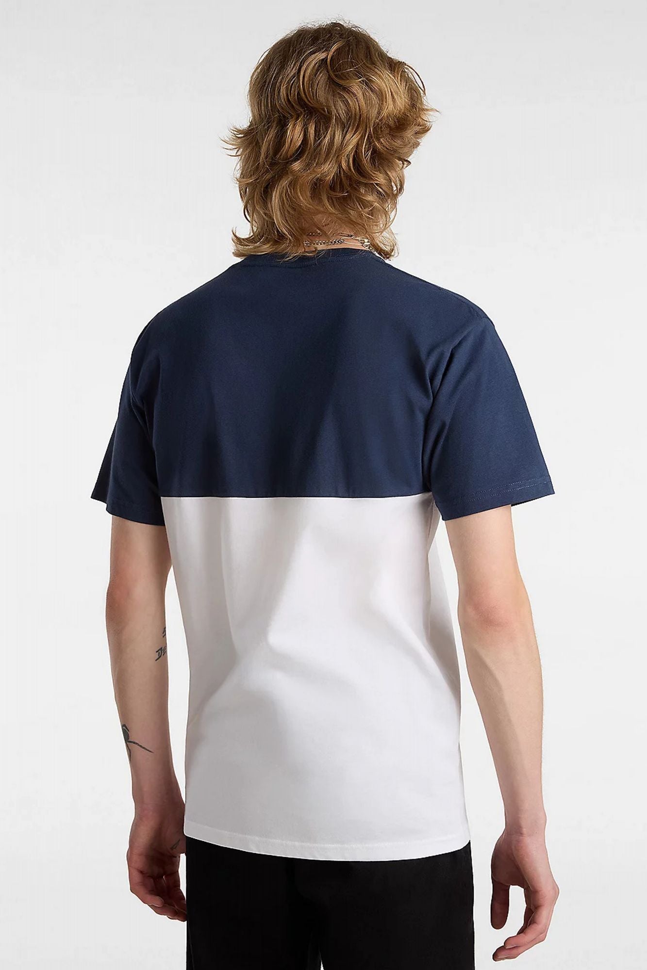 VANS COLORBLOCK TEE en color AZUL (3)