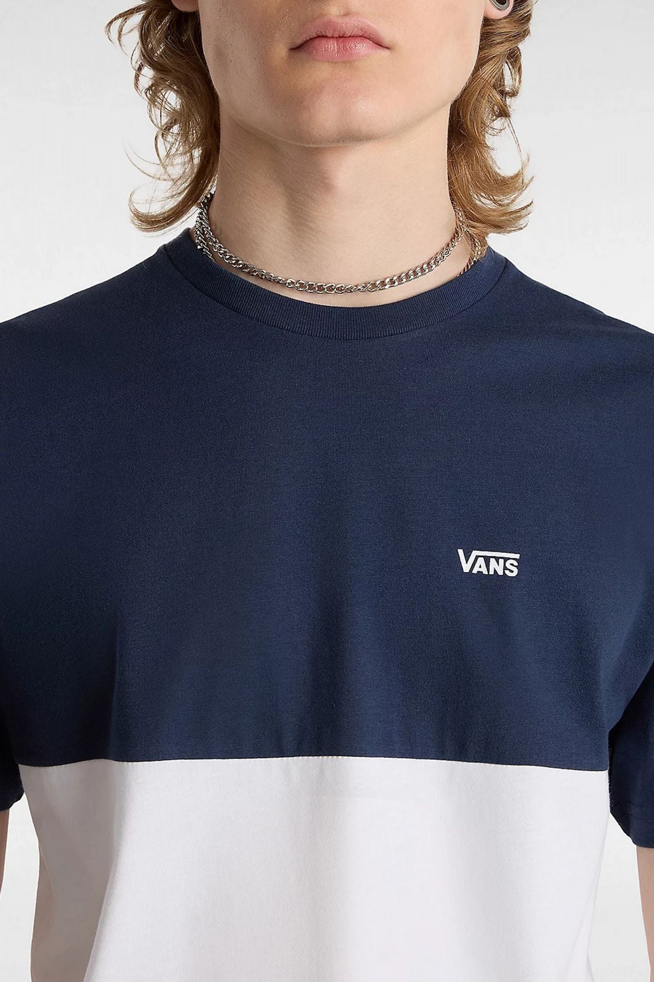 VANS COLORBLOCK TEE en color AZUL (4)