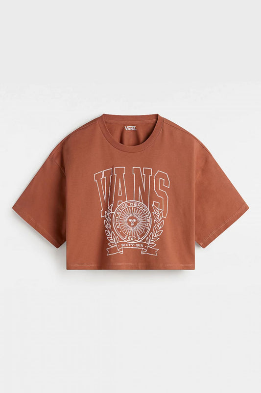 VANS FIRST TEAM RELAX CROP en color NARANJA (2)