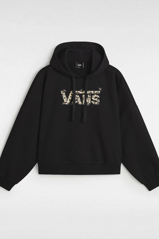 VANS ANIMALIER LOOSE HOODIE en color NEGRO (2)