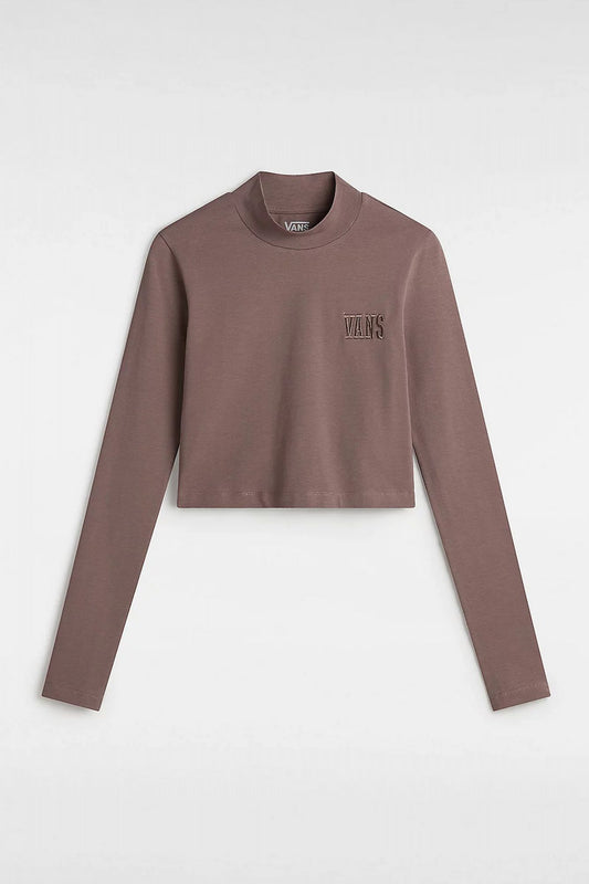 VANS  MINI MOCK NECK LS PROG en color MARRON (2)