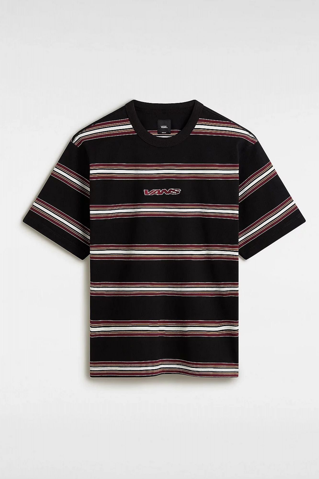 VANS MESA STRIPE SS SHIRT en color NEGRO (2)