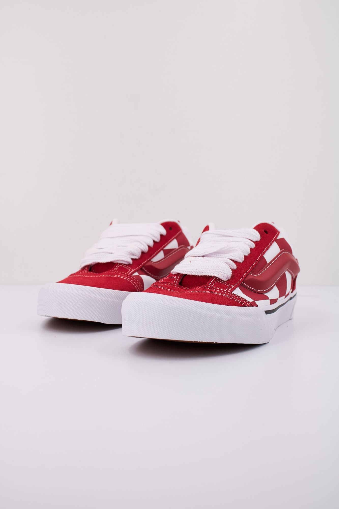 VANS KNU SKOOL MEGA CHECK en color ROJO (2)