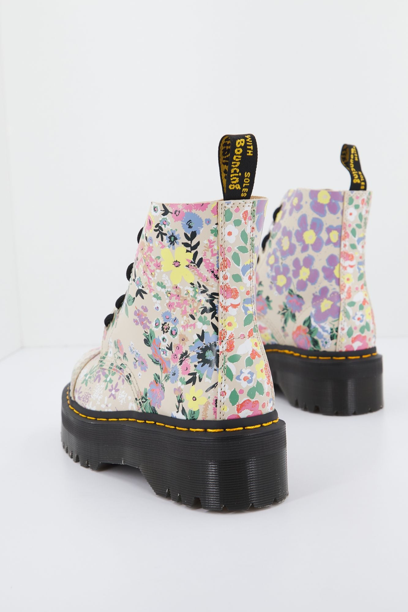 DR. MARTENS  SINCLAIR PARCHMENT MASH en color FLORAL (3)