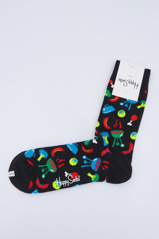 HAPPY SOCKS BAR01 9300 en color NEGRO (1)