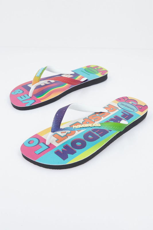 HAVAIANAS TOP PRIDE RAINBOW en color MULTICOLOR (2)