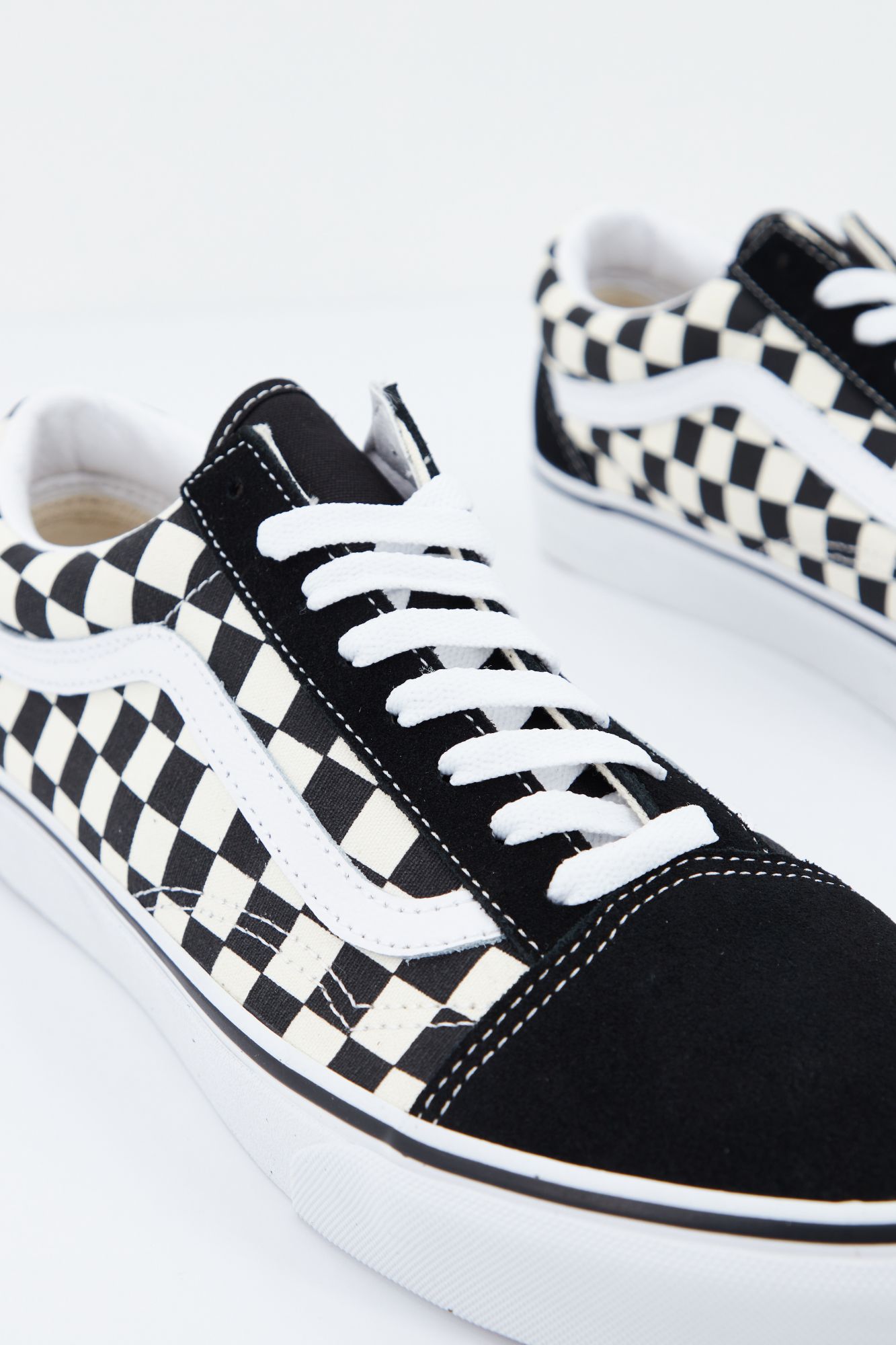 Vans primary check 2024 old skool womens