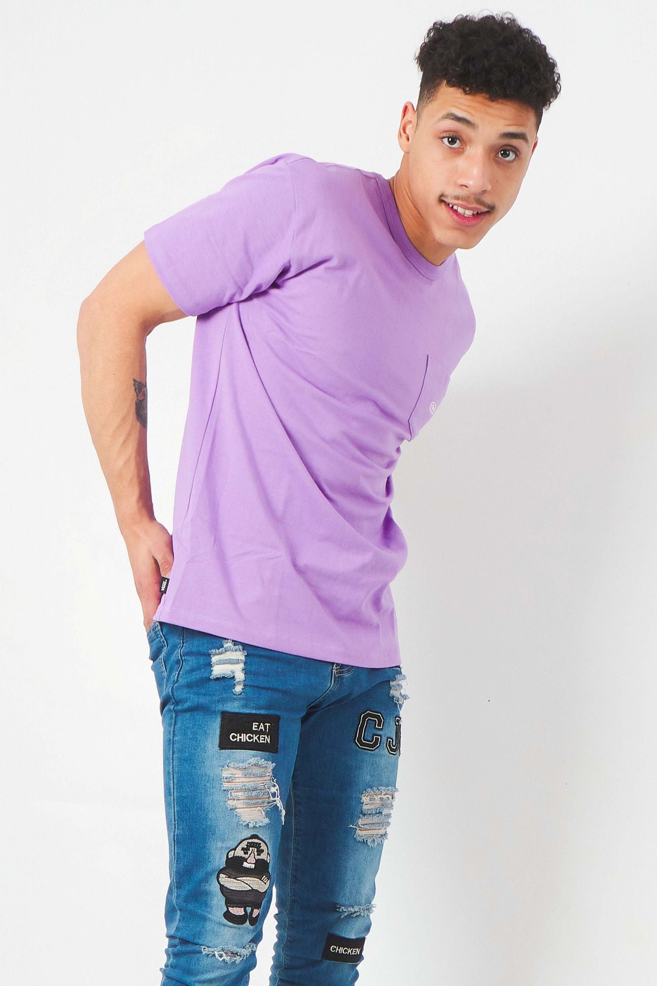 Jeans vans cheap hombre purpura