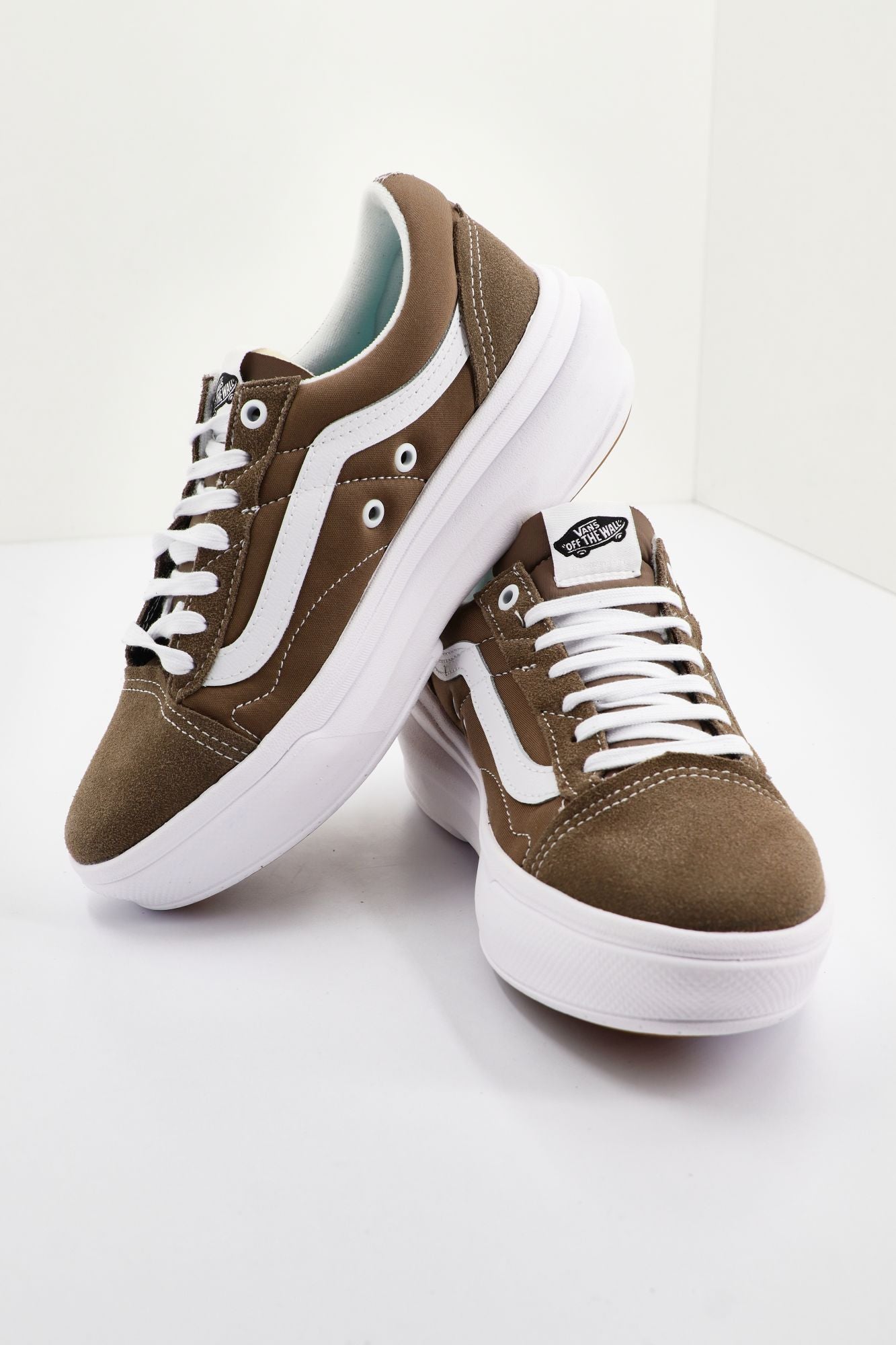 Vans old discount skool beige mujer