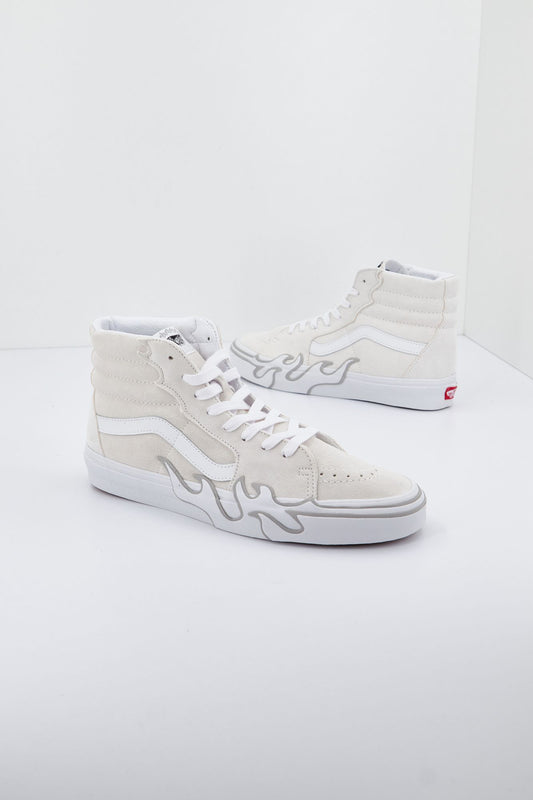 VANS SK8-HI FLAME en color BLANCO (1)