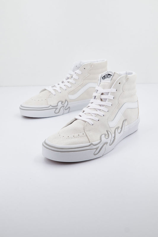 VANS SK8-HI FLAME en color BLANCO (2)