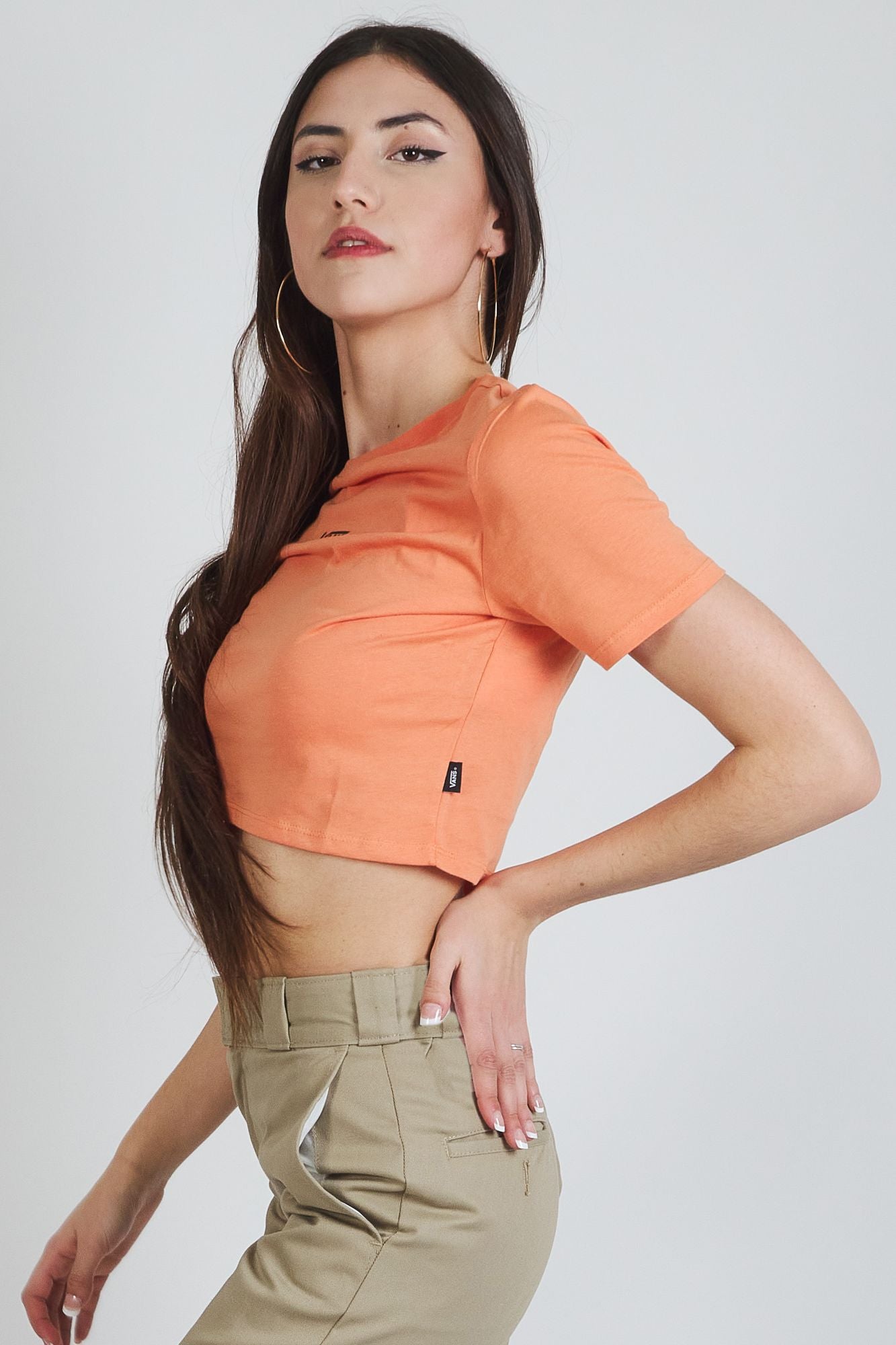 Camisa vans store mujer naranja