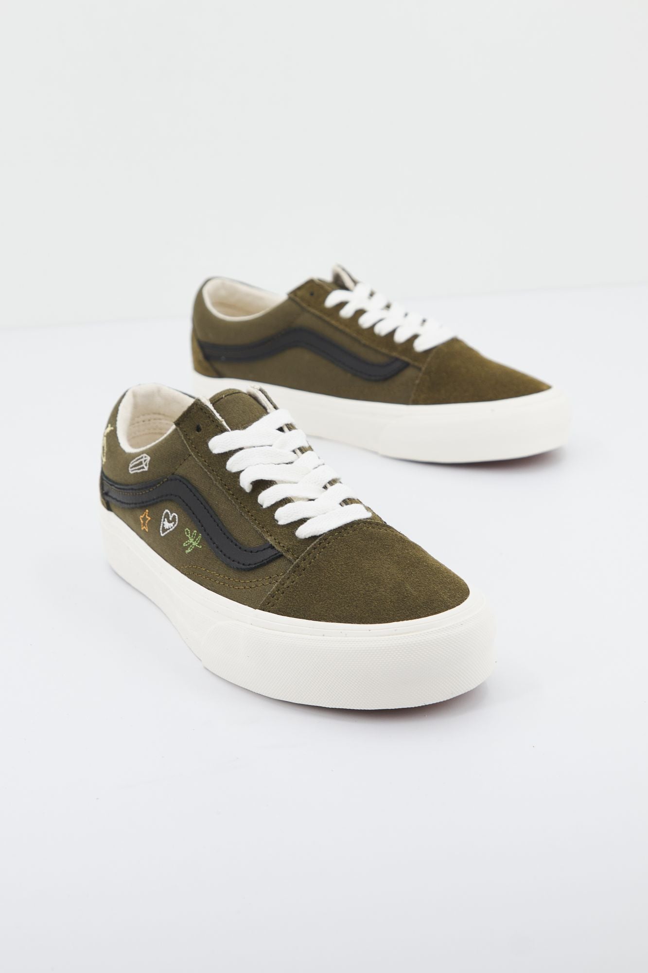 Vans old deals skool mujer olive