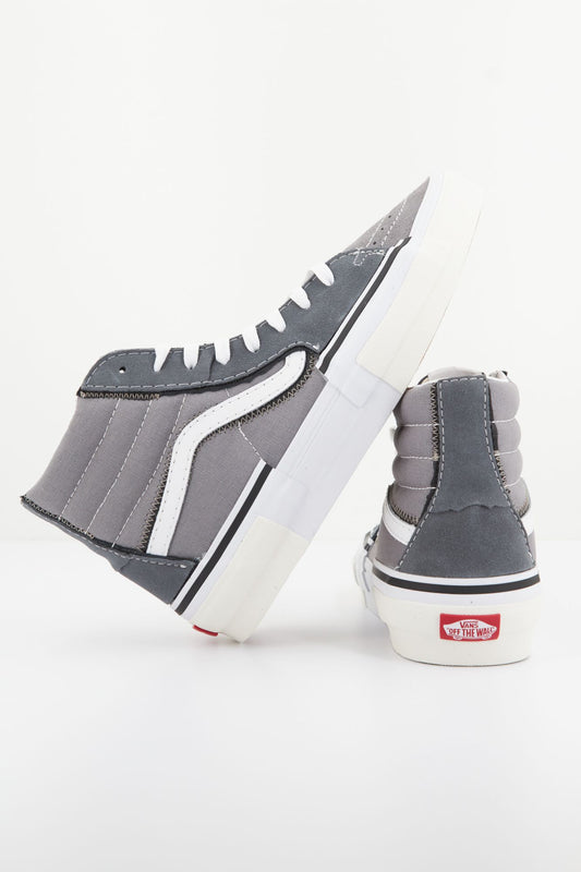 VANS SK8-HI RECONSTRUCT en color GRIS (1)